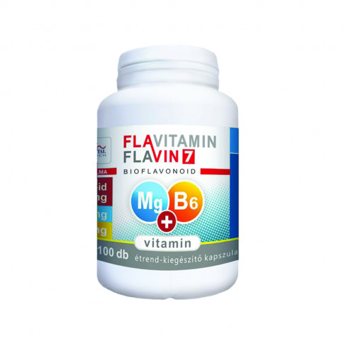 Flavitamin magnézium+b6 vitamin 100 kapszula