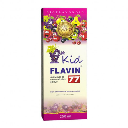 Flavin77 omega kid szirup 250 ml pink