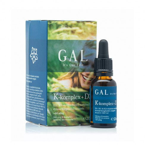 Gal k-komplex+d3-vitamin cseppek 20 ml