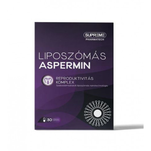 Supreme liposzómás pharmatech aspermin kapszula 30 db