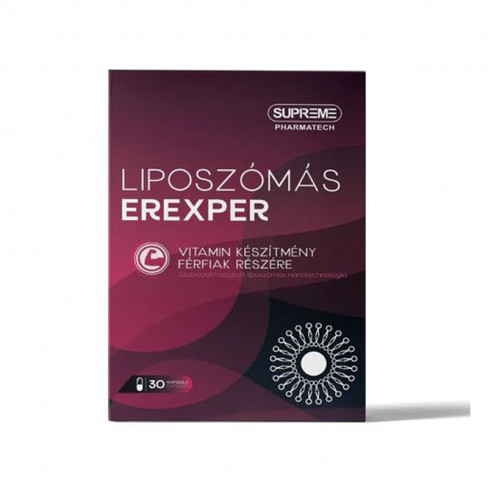 Supreme pharmatech liposzómás erexper kapszula 30 db