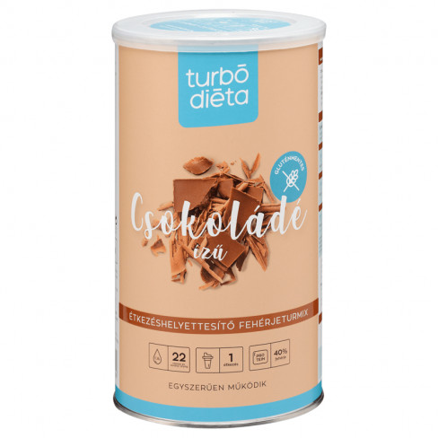 Turbó diéta fogyókúrás italpor csokoládé 525g