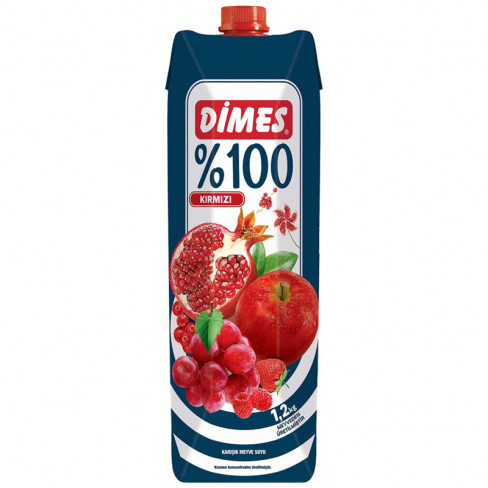 Dimes premium vegyes gyümölcslé piros gyümölcs 100% 1000ml
