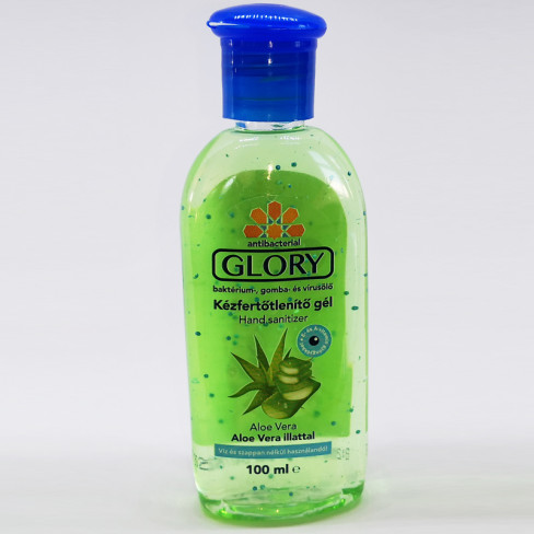 Glory kézfertőtlenítő gél aloe vera 100ml