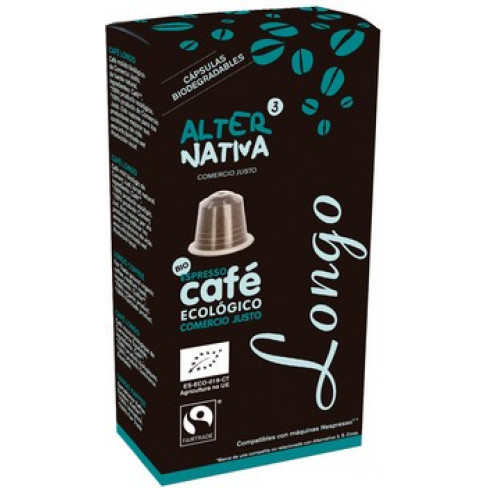 Alternativa3 longo kávé kapszula, nespresso kompatibilis,bio 10db