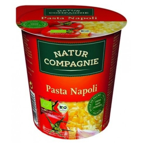 Bio instant nápolyi tészta paradicsom szószban poharas 59g