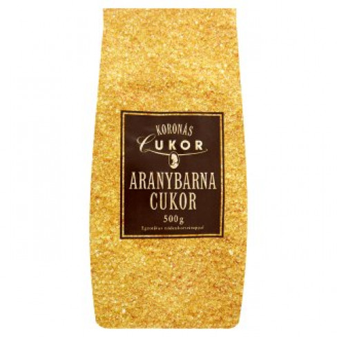 Koronás aranybarna cukor 500g