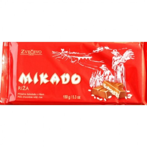Mikado tejcsokoládé puffasztott rizs 150g