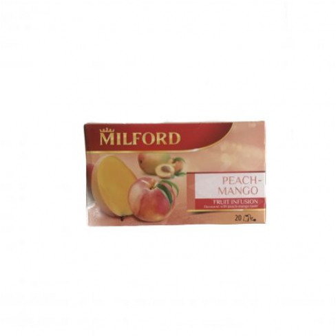 Milford tea őszibarack-mangó ízű gyümölcstea 55g