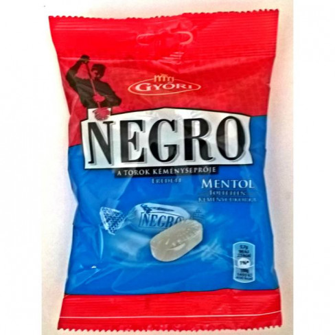 Győri negro cukor mentol 159 g. 159 g
