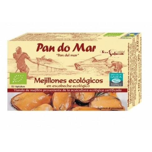 Pan do mar fekete kagyló bio marinádban 115 g