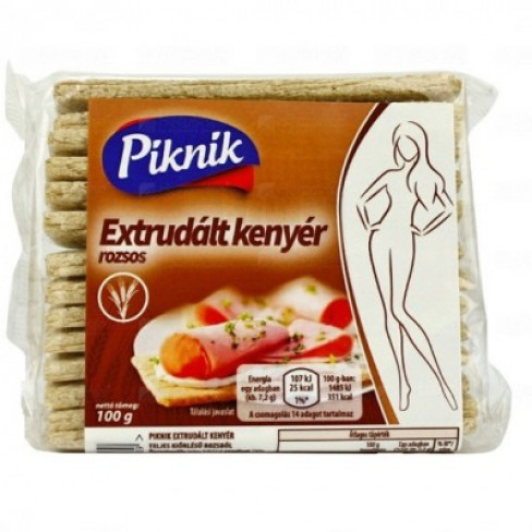 Piknik extrudált kenyér t.k. rozsos 100 g