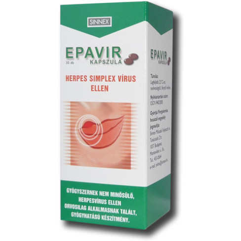 Epavir tabletta herpesz ellen 30db