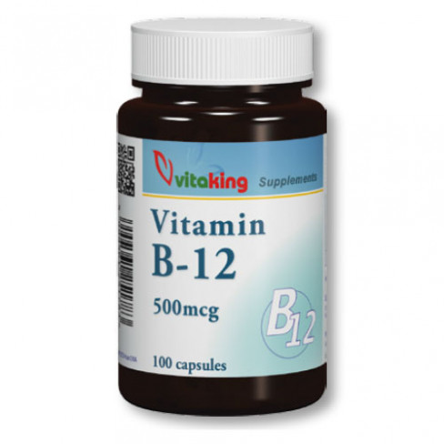 Vitaking b-12-kobalamin 500mg kapszula 100db
