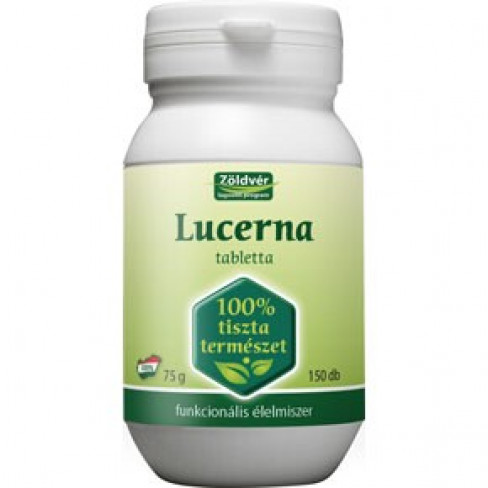 Zöldvér lucerna tabletta 100% 150db