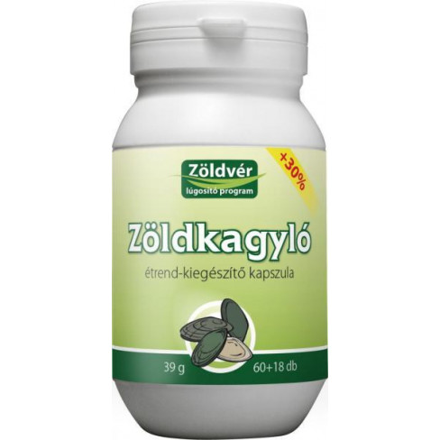 Zöldvér zöldkagyló kapszula 60+18db 78db