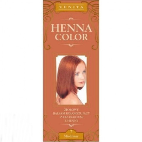 Henna color hajszínező hab nr.7 rézvörös 75ml