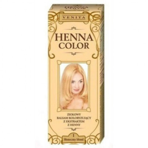 Henna color krémhajfesték nr 1 napszőke 75ml