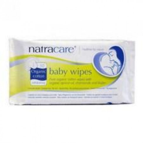 Natracare bio pamut baba törlőkendő 50db