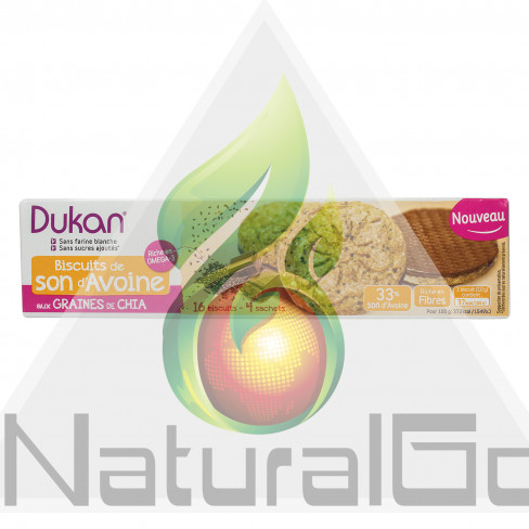 Dukan zabkorpa keksz chia magos csokis 160 g