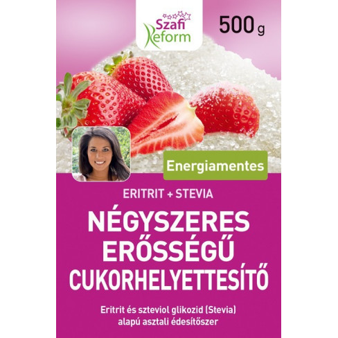 Szafi fitt 4x-es erősségű természetes édesítő 500g