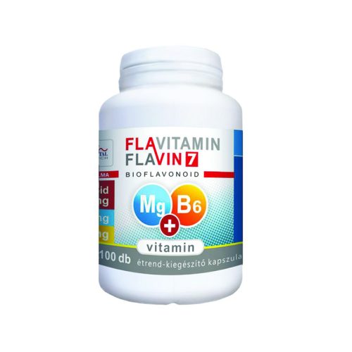 Flavitamin Magnézium+B6 vitamin 100 kapszula
