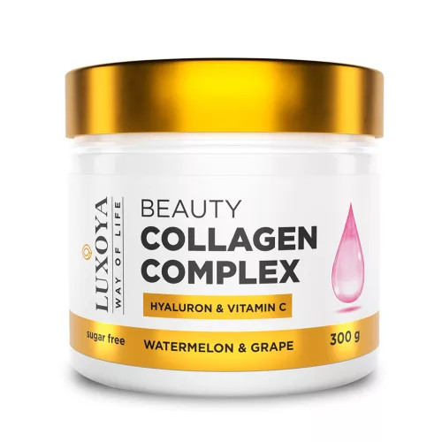 Luxoya Beauty Collagen Complex Hyaluron & Vitamin C 300g - Görögdinnye-szőlő