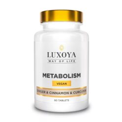 Luxoya Metabolism Gyömbérrel- Fahéj és Kurkumin 60db