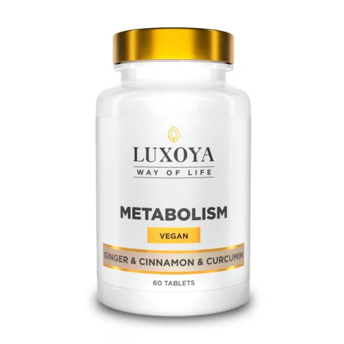 Luxoya Metabolism Gyömbérrel- Fahéj és Kurkumin 60db