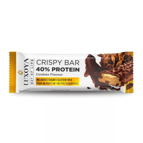 Luxoya Crispy Bar fehérjeszelet 45g - Csokis süti