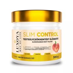   Luxoya Slim Control - Glükomannán rost italpor 300g – Őszibarackos
