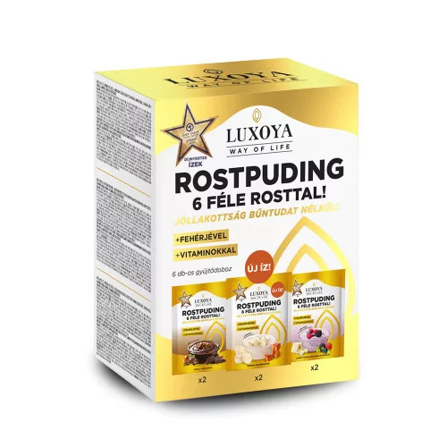 Luxoya Fiber Rostpuding kóstoló csomag 6x25g