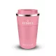 Luxoya rozsdamentes hőtartó pohár - rózsaszín 400 ml