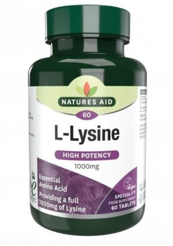 Natures Aid L-Lysine 1000 mg tabletta 60 db