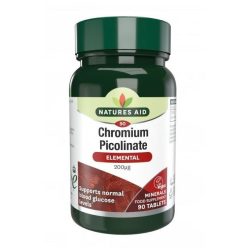 Natures Aid Króm Picolinate 200 mcg tabletta 90 db