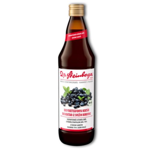 Dr. Steinberger bio feketeáfonya nektár 750ml