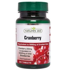 Natures Aid Tőzegáfonya 200 mg tabletta 30 db