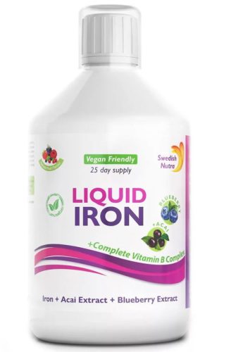 Swedish Nutra Folyékony Vas 500ml