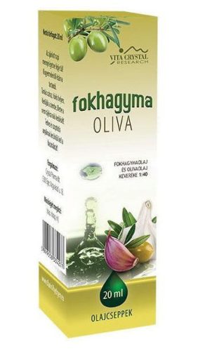 Vita Crystal Fokhagyma olajcsepp - oliva 20ml 