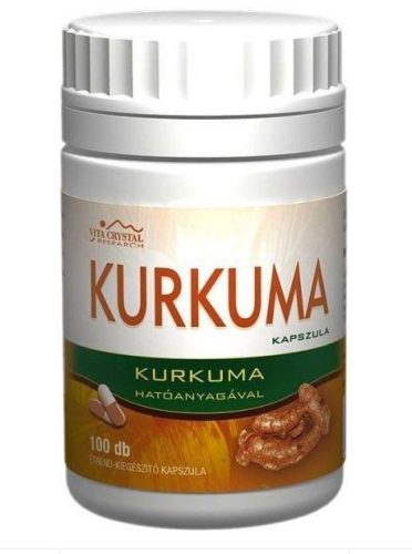 Vita Crystal Kurkuma kapszula 100db