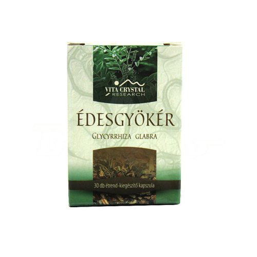 Vita crystal édesgyökér kapszula 30db