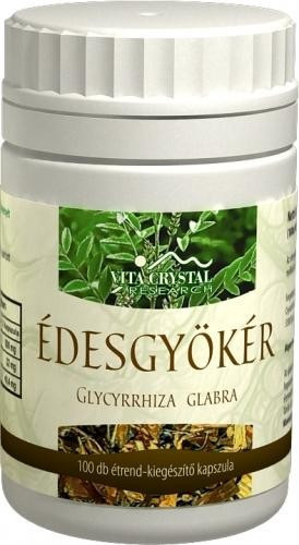 Vita crystal édesgyökér kapszula 100db