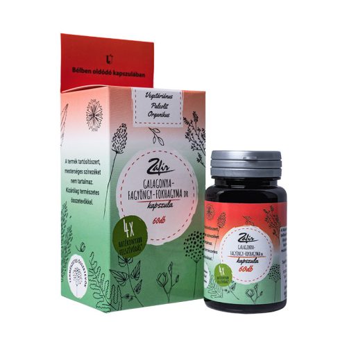 Zafír Galagonya-Fagyöngy-Fokhagyma DR olajkapszula 60db